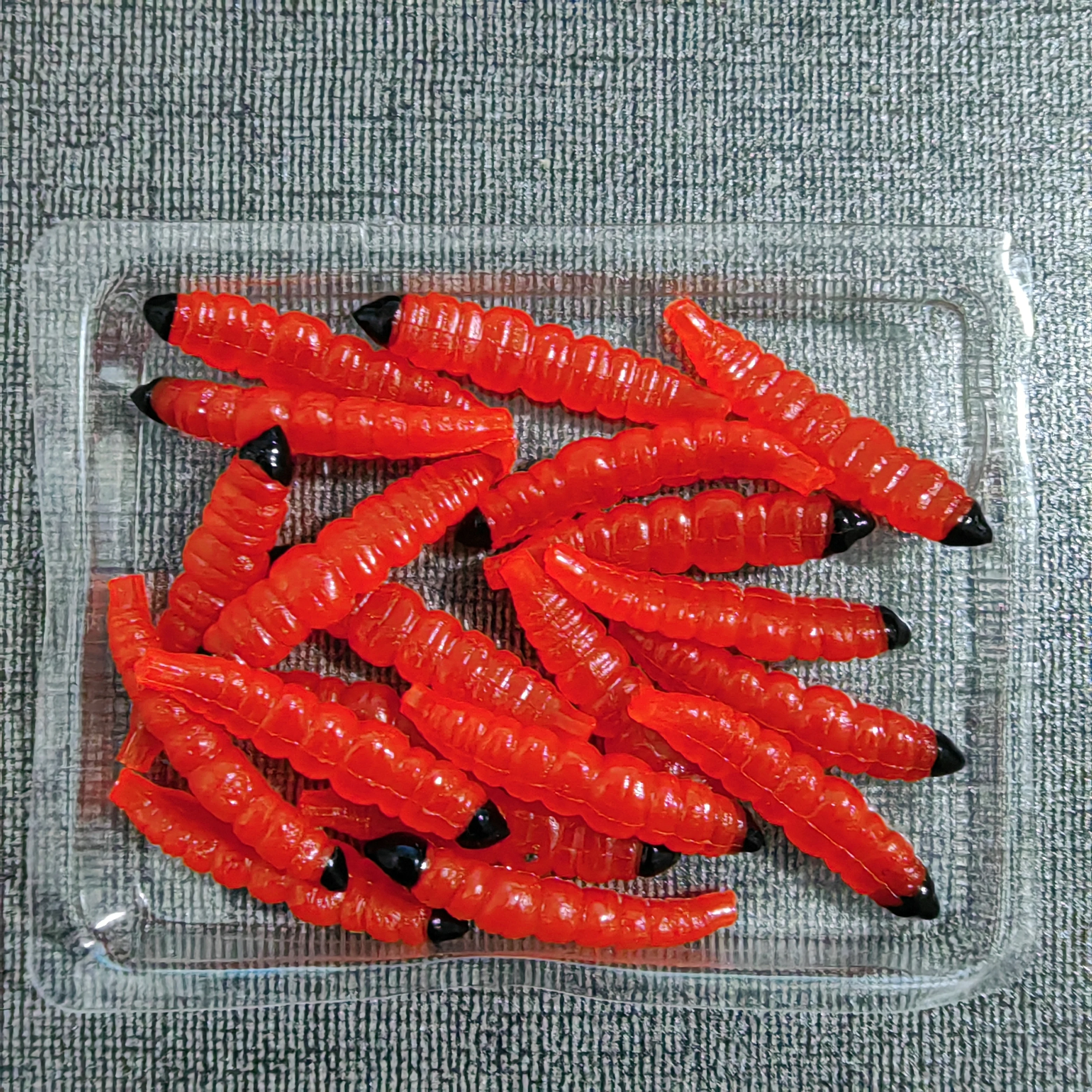MUKUN Señuelos blandos de silicona gusanos para lubina y carpa