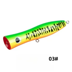 Popper MUKUN Big Game – Señuelo topwater para trolling de altura