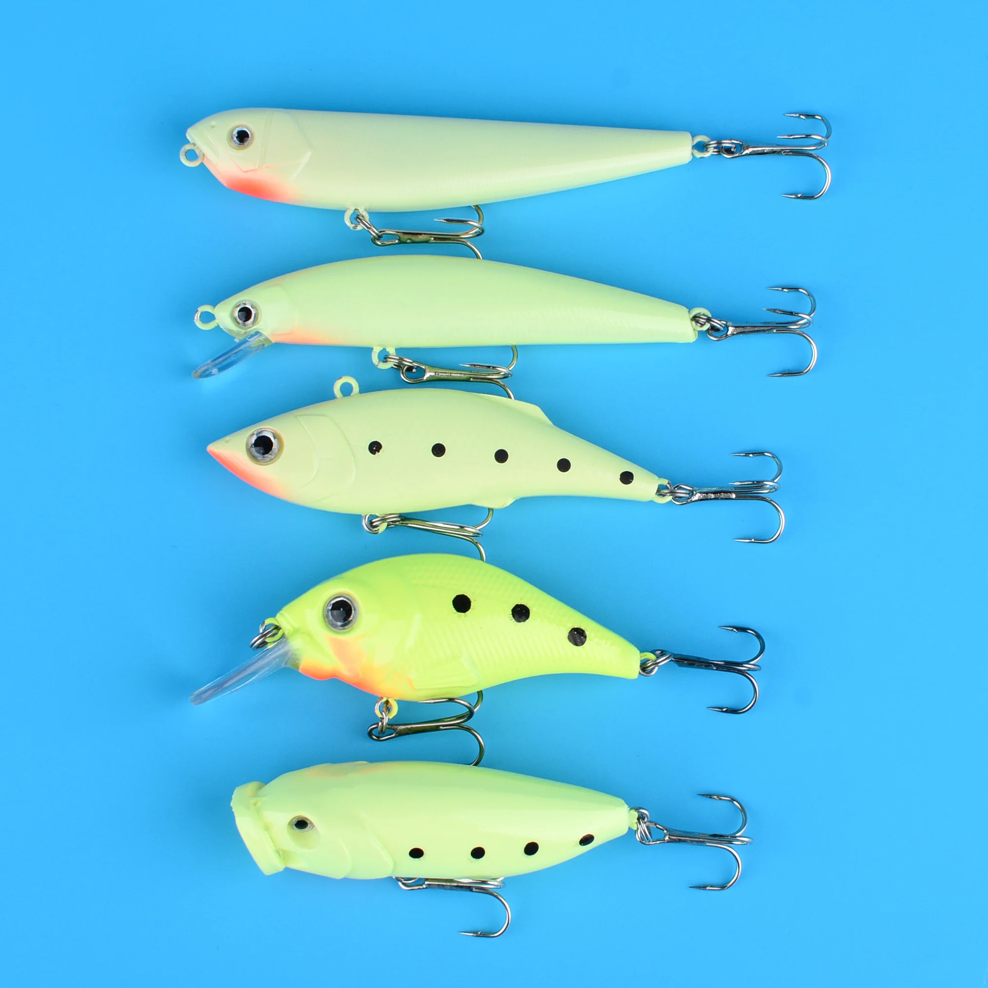 Señuelo Minnow Jerkbait equilibrado buceo lento Crank Wobbler - imagen 4