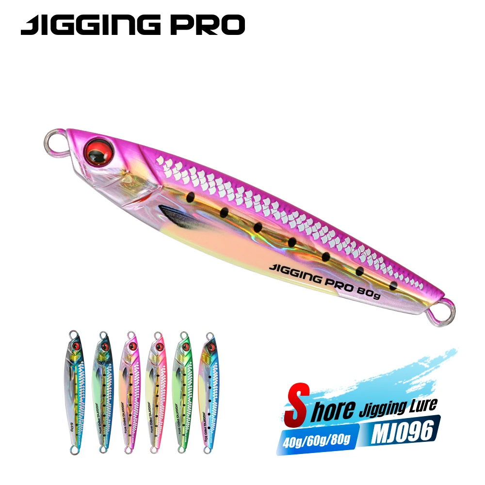 Jigging Pro Jigs 3D Escala Real – Fundición larga para Shore