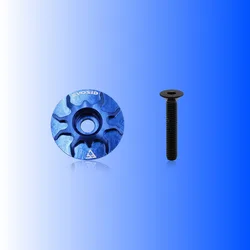 Tapón de dirección MTB de aluminio con tornillo CNC multicolor