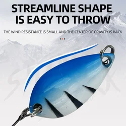 ShareShark Señuelos de Cuchara metálicos brillantes para pesca