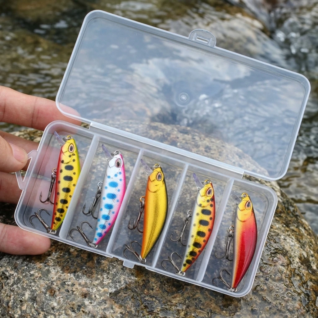 Señuelo Minnow de lanzamiento largo para trucha y lubina - imagen 2