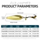 ShareShark Cucharas metálicas con anzuelo para pesca con spinning - imagen 4