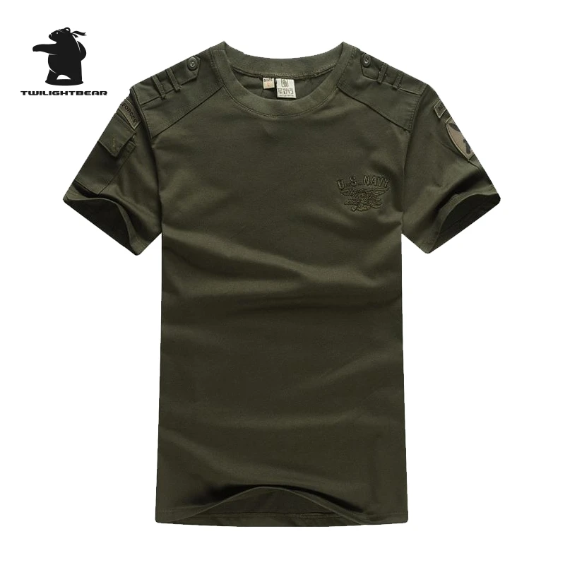 Camisas militares de algodón estilo outdoor para hombre - imagen 4