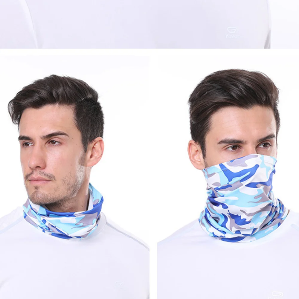 Máscara anti-UV para el cuello tipo turbante motocicleta estampado - imagen 3