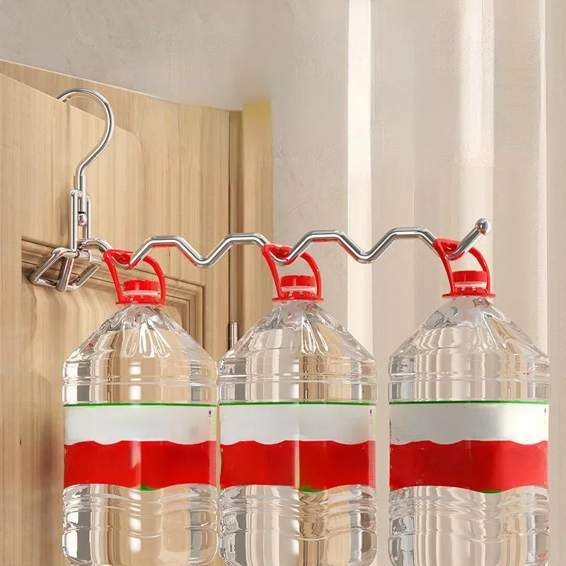Colgador de ropa plegable acero inoxidable – Secado hotel y hogar - imagen 5