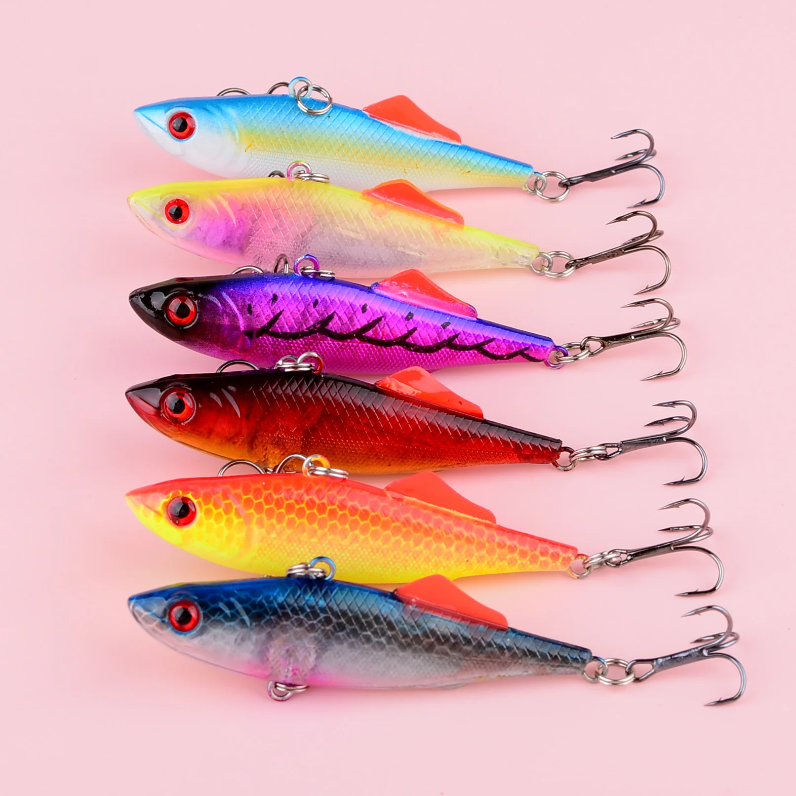 Señuelo VIB tipo cuchara de invierno crankbait duro para aguas frías - imagen 3