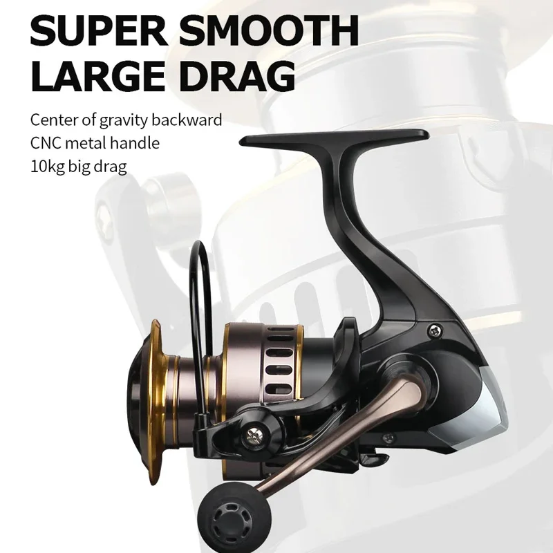 Carrete spinning 12KG para agua salada – Lubina y carpa - imagen 5