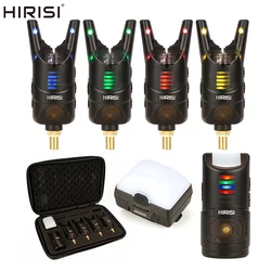 Indicador de picada Hirisi para carpa con luz y alarma impermeable