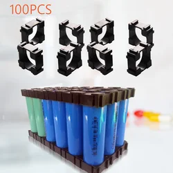 Soporte de pilas 18650 cilíndricas antivibración de plástico