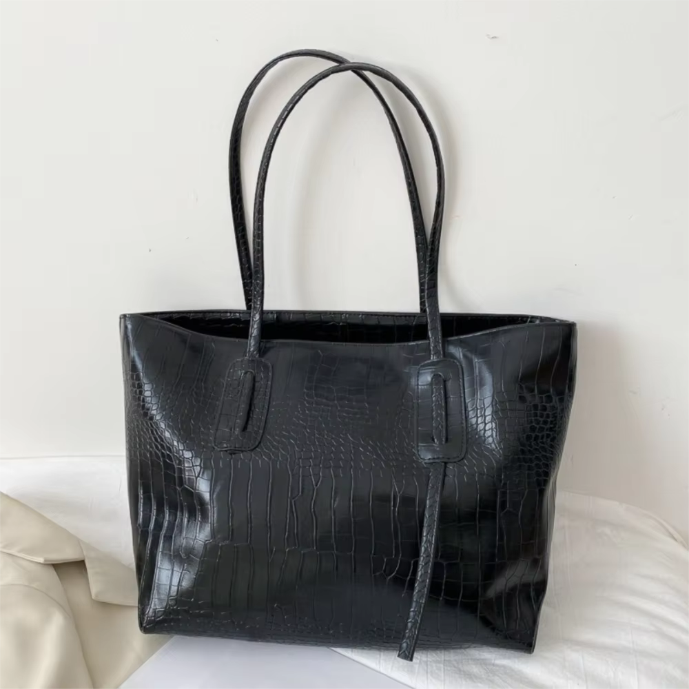 Bolso de hombro para mujer de gran capacidad en cuero PU - imagen 3