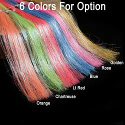 Bimoo Flashabou Luminoso para montaje de streamers y bucktail