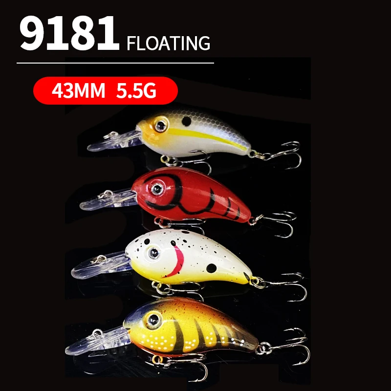 Wobbler señuelo flotante de profundidad con pala larga para lubina - imagen 4