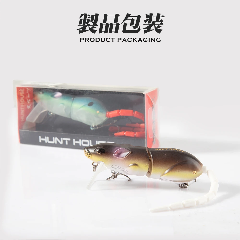 Hunthouse Rat Hard Bait Señuelo Flotante para Lubina y Lucio - imagen 5