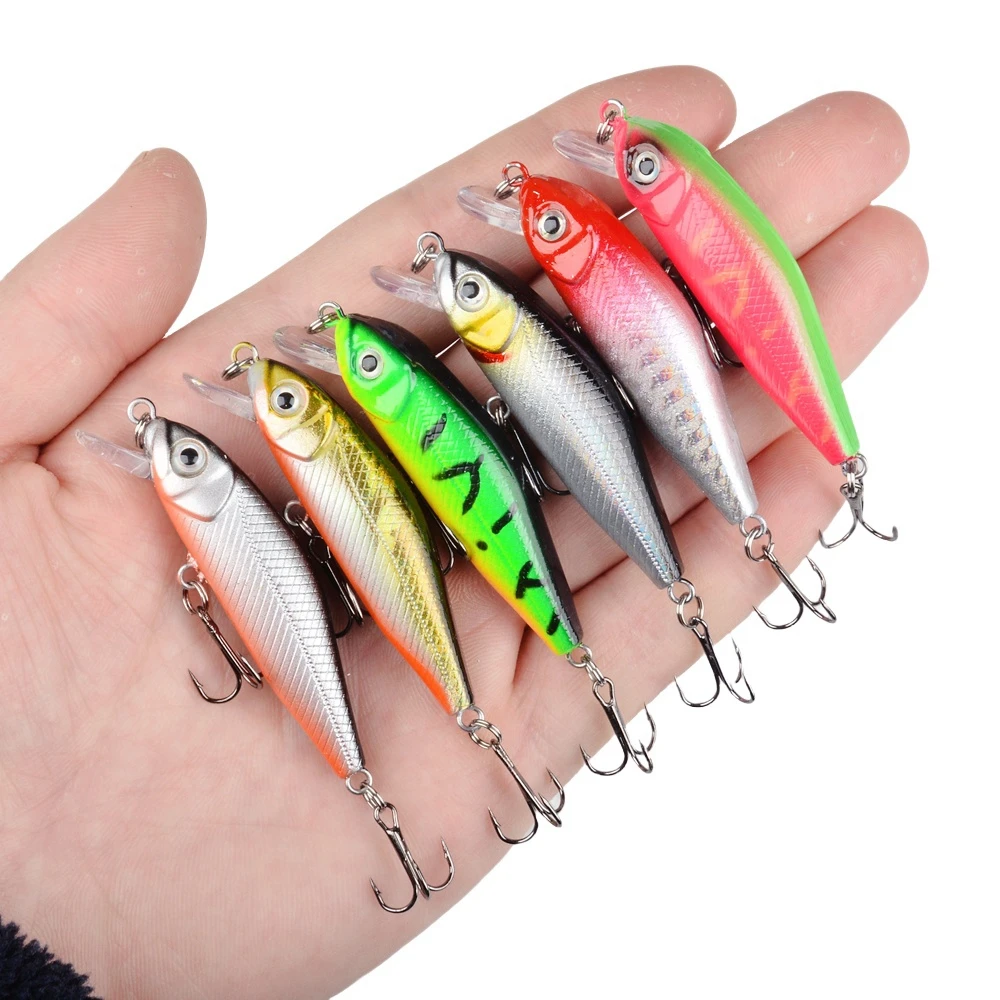 Minnow Señuelo flotante Crankbait ojos 3D para lucio y carpa - imagen 3