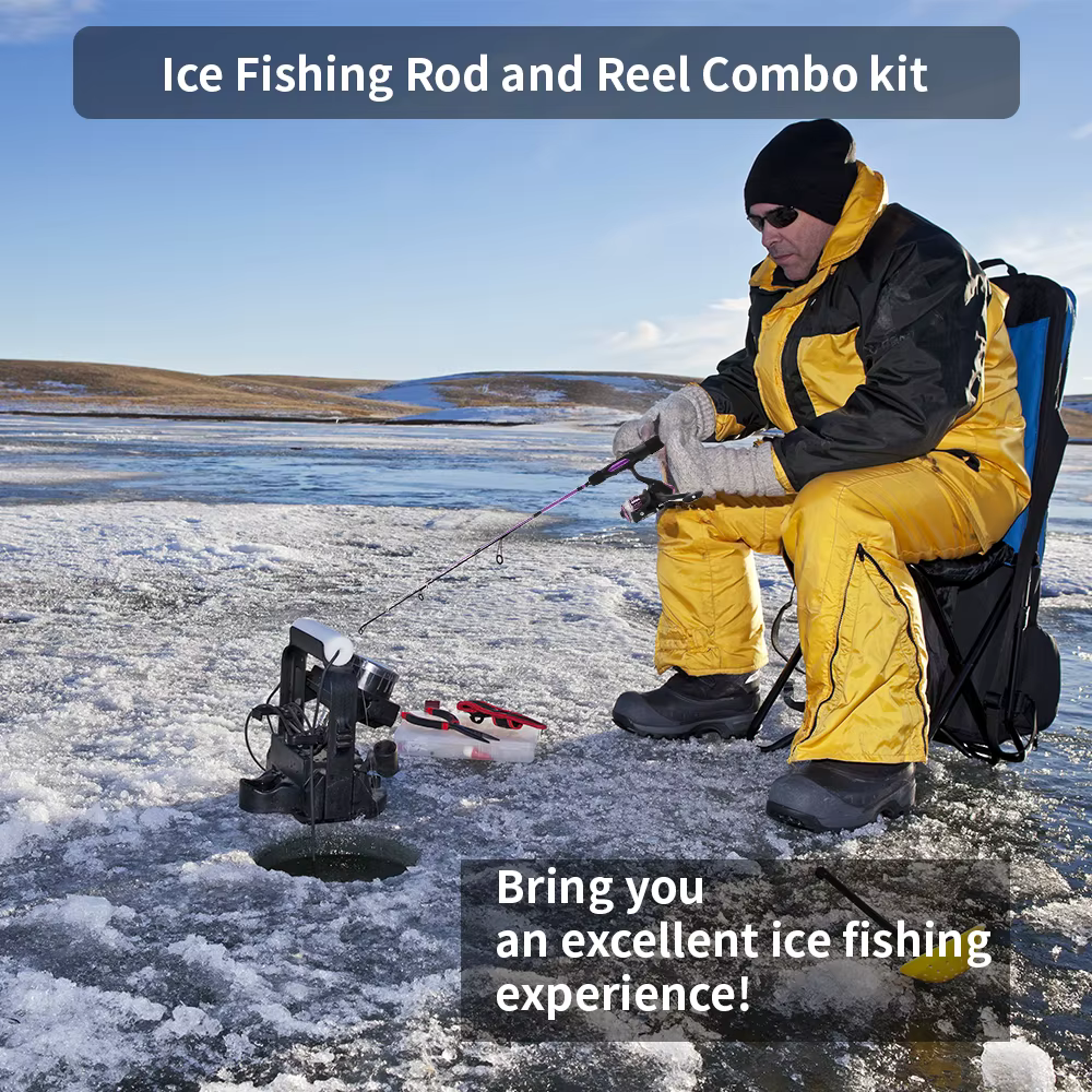 Kit de pesca en hielo completo – Juego de herramientas para invierno