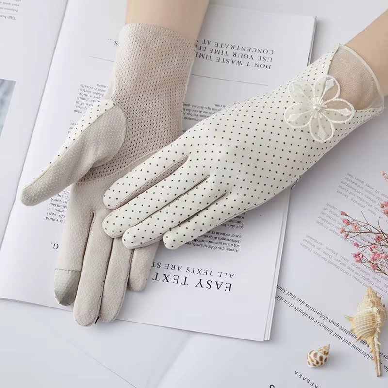 Guantes de pesca UV mujer – Antideslizantes, elásticos y táctiles - imagen 4