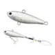Cuchara vibratoria metálica con gancho para pesca en hielo