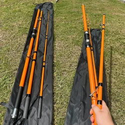 Caña de pescar carbono en tramos para carpa, surf y spinning