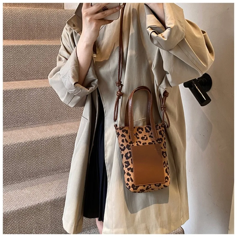 Tote Retro Estampado Leopardo – Bolso Bandolera Gran Capacidad - imagen 3