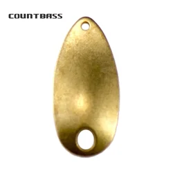 Countbass SP011 Cucharas de Pesca para Lucio Latón Blanco