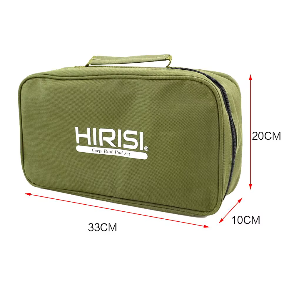 Hirisi Bolsa aparejos pesca carpas con Buzz Bar y bastón de banco - imagen 2