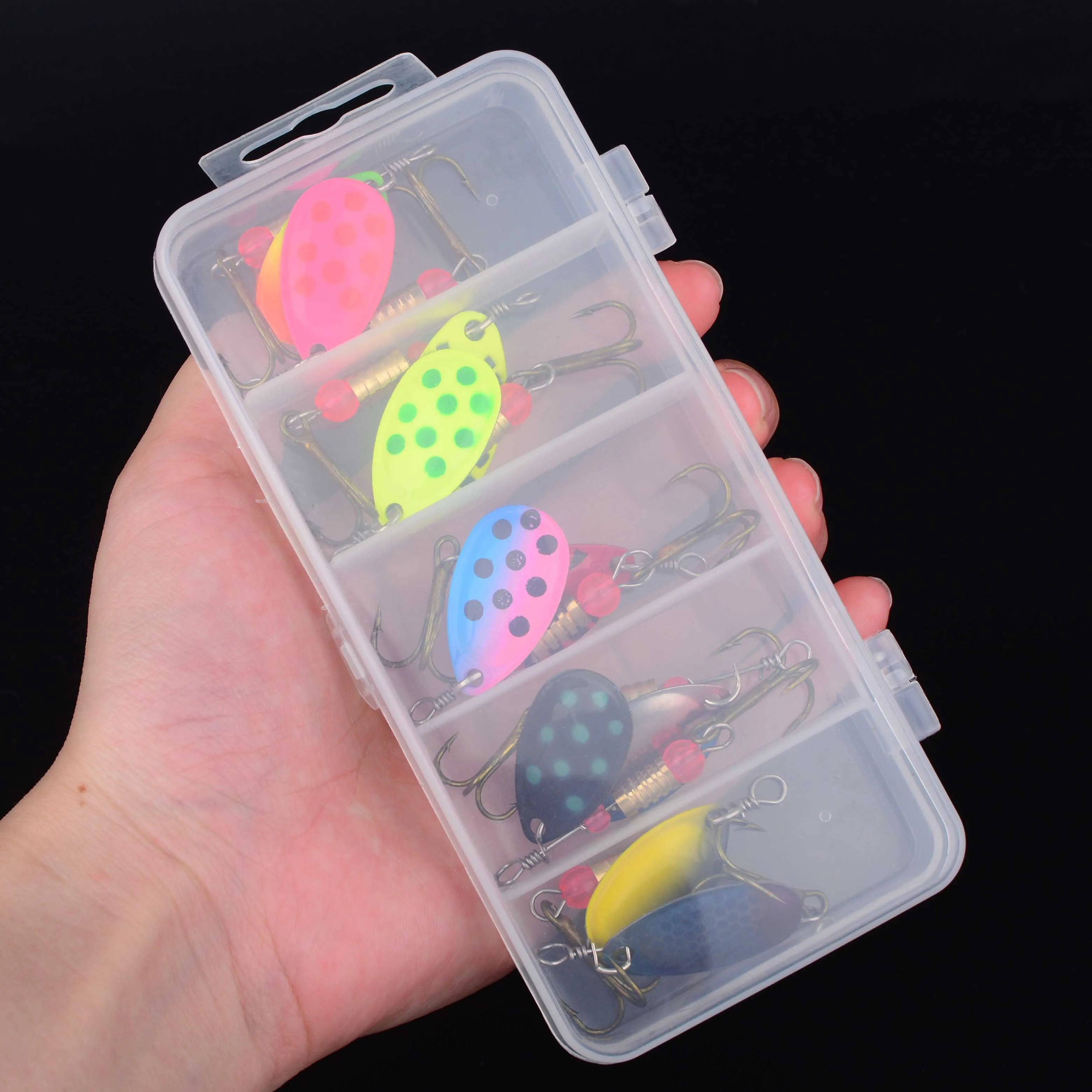 Cucharas metálicas con lentejuelas