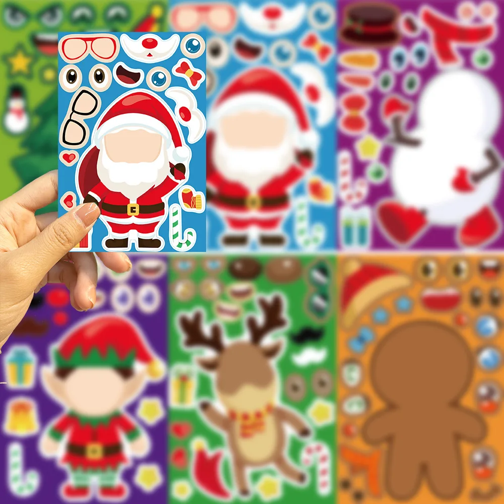 Hojas de Navidad para niños con rompecabezas
