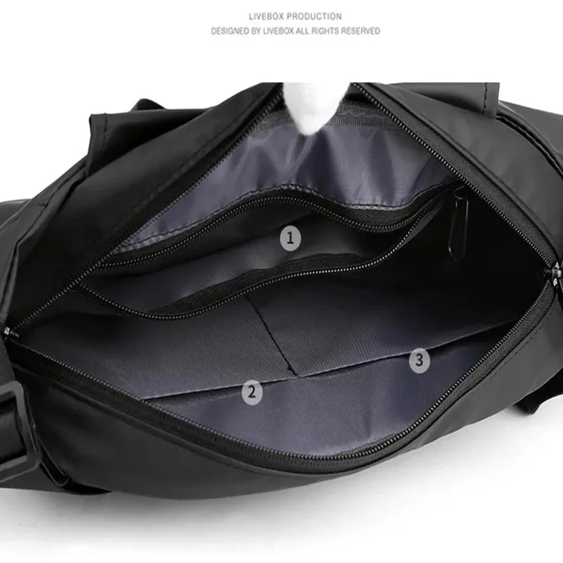 Bolso de cintura impermeable nylon para pesca gran capacidad - imagen 3