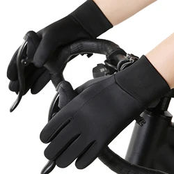 Guantes trail running hombre con pantalla táctil – Cálidos y cortaviento