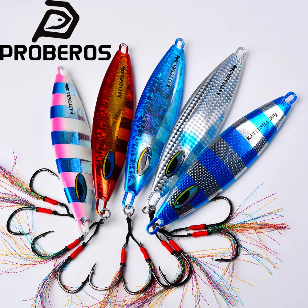 Proberos señuelo slow jigging metálico para pesca desde costa - imagen 5