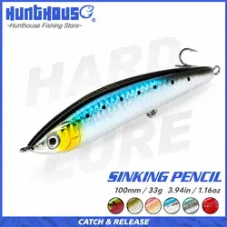 Hunthouse Sinking Pencil: señuelo lápiz hundido de lanzamiento largo
