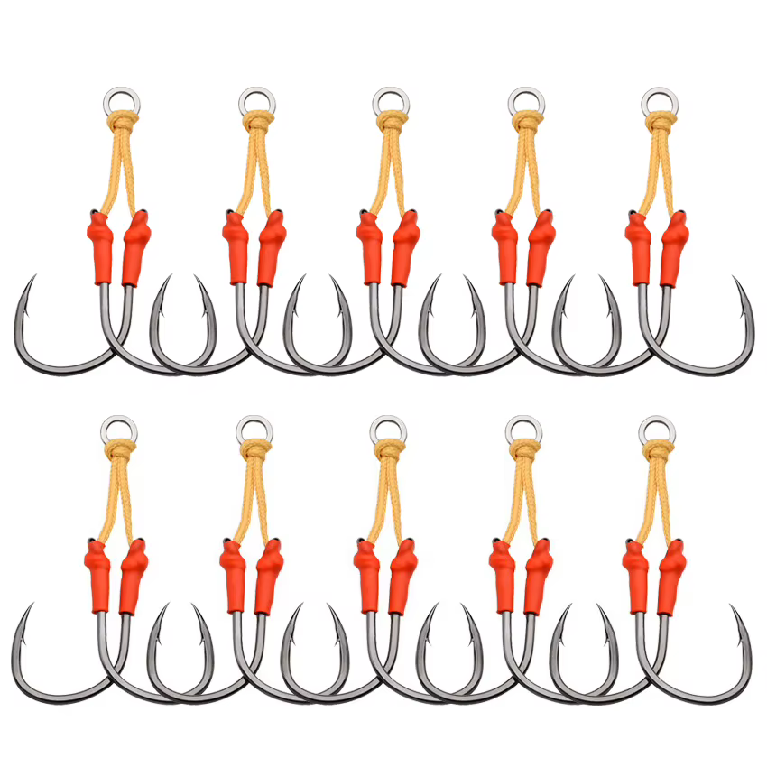 Anzuelos planos de acero de alto carbono para jigging