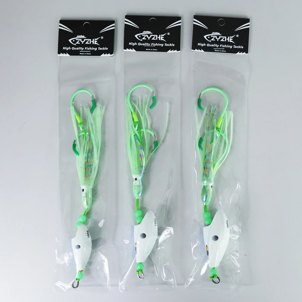 ZYZHE Jig marino en cadena para pesca de altura – Atún y pez espada - imagen 5