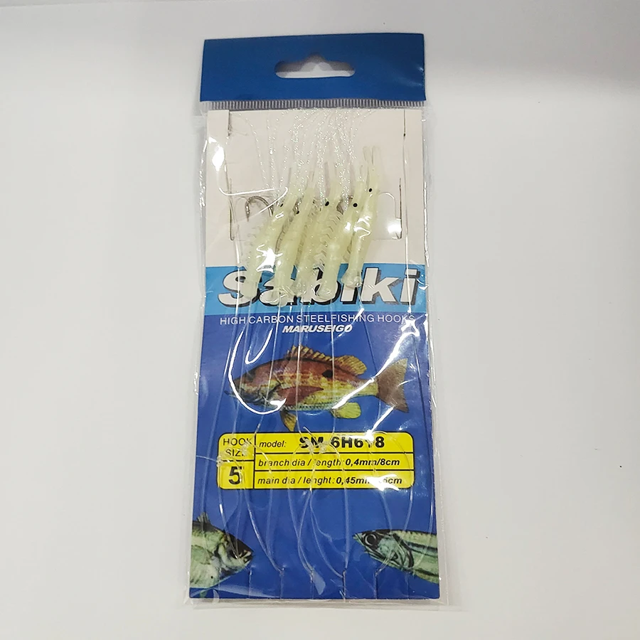 Señuelos blandos luminosos tipo jig de camarón y spinnerbait - imagen 3