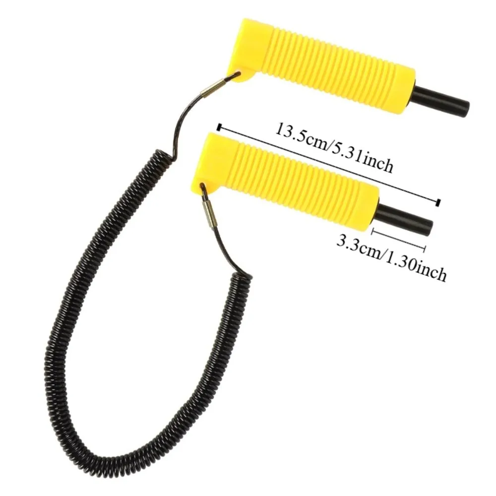 Kit completo de picadores de hielo retráctiles con funda y silbato de emergencia