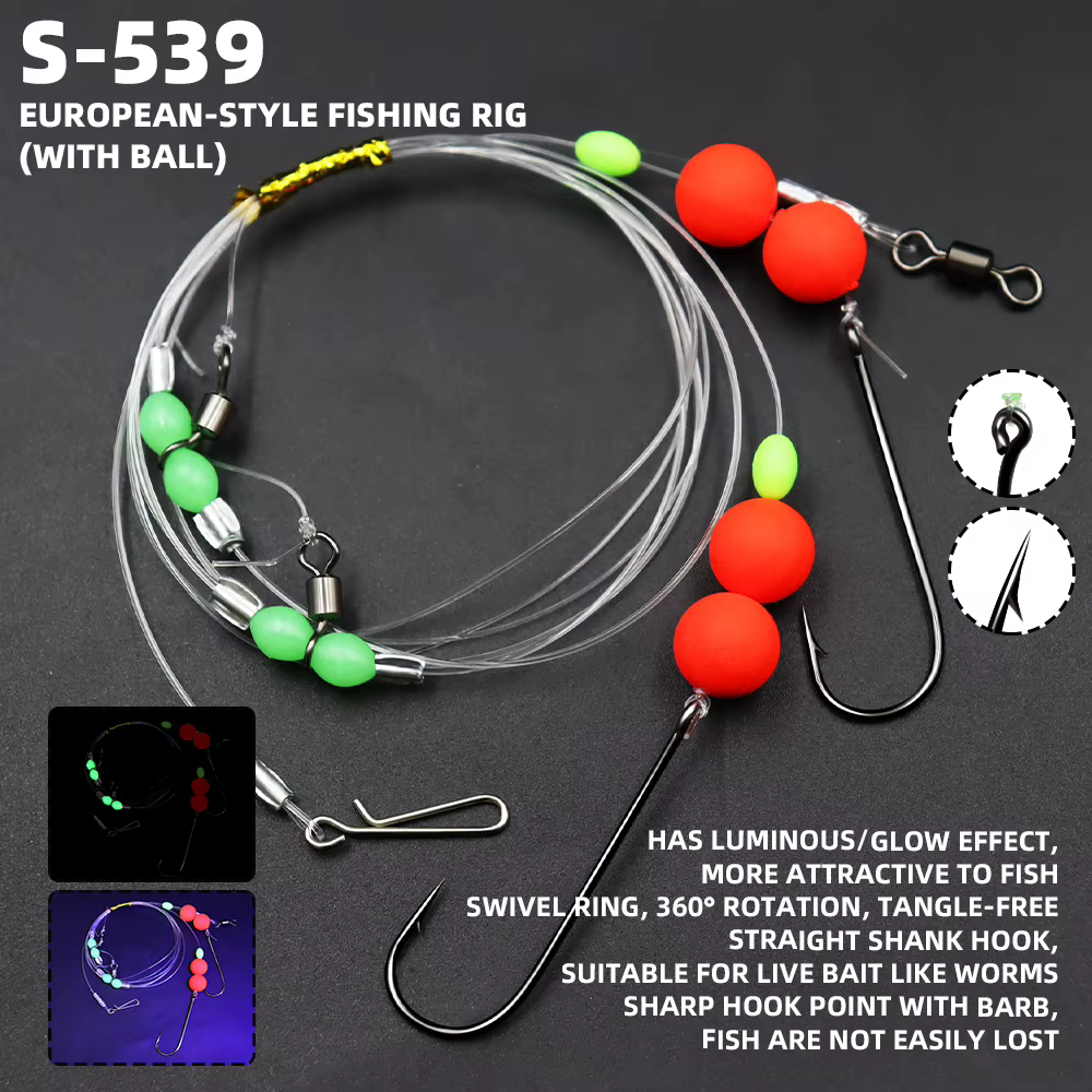 Monturas de pesca de surf pre-atadas doble flotador ZYZHE - imagen 4