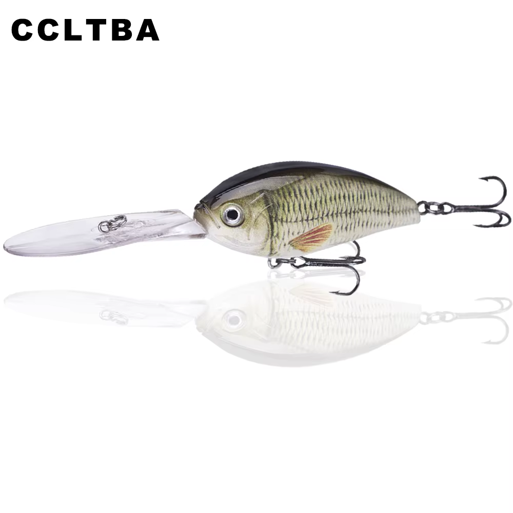 CCLTBA Crankbait para lubina – Señuelo buceador efectivo