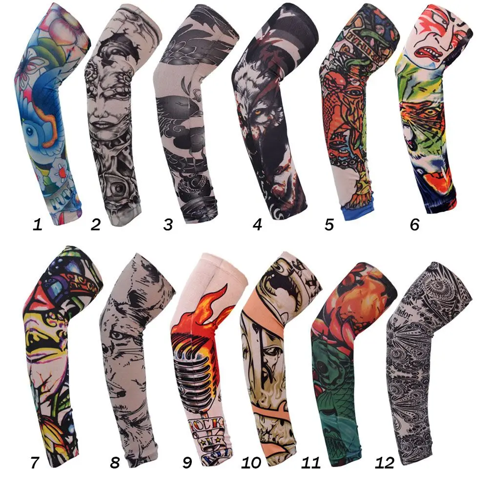Mangas deportivas UV con protección solar floral para correr - imagen 5