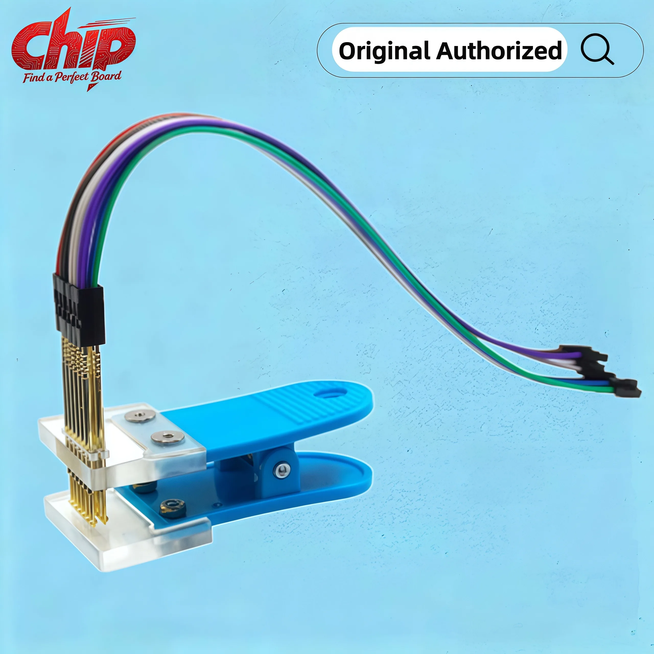 Pinza de sujeción PCB para programación y descarga pogo chapado oro - imagen 2
