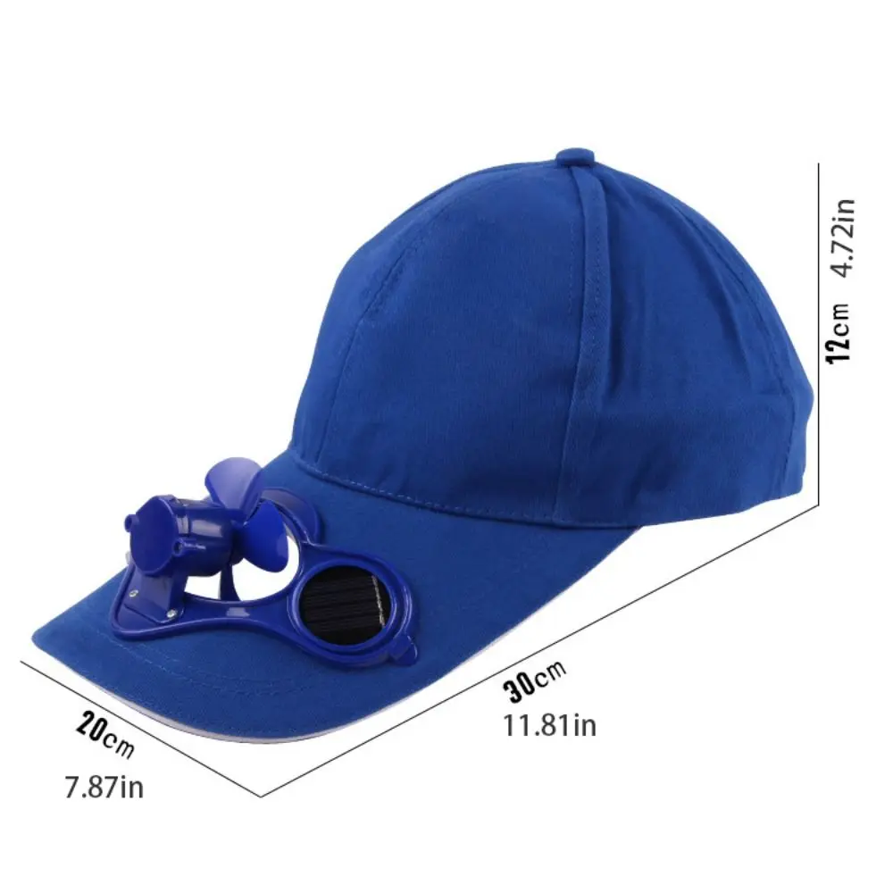 Gorra de pesca transpirable con ventilador, visera ancha solar - imagen 5
