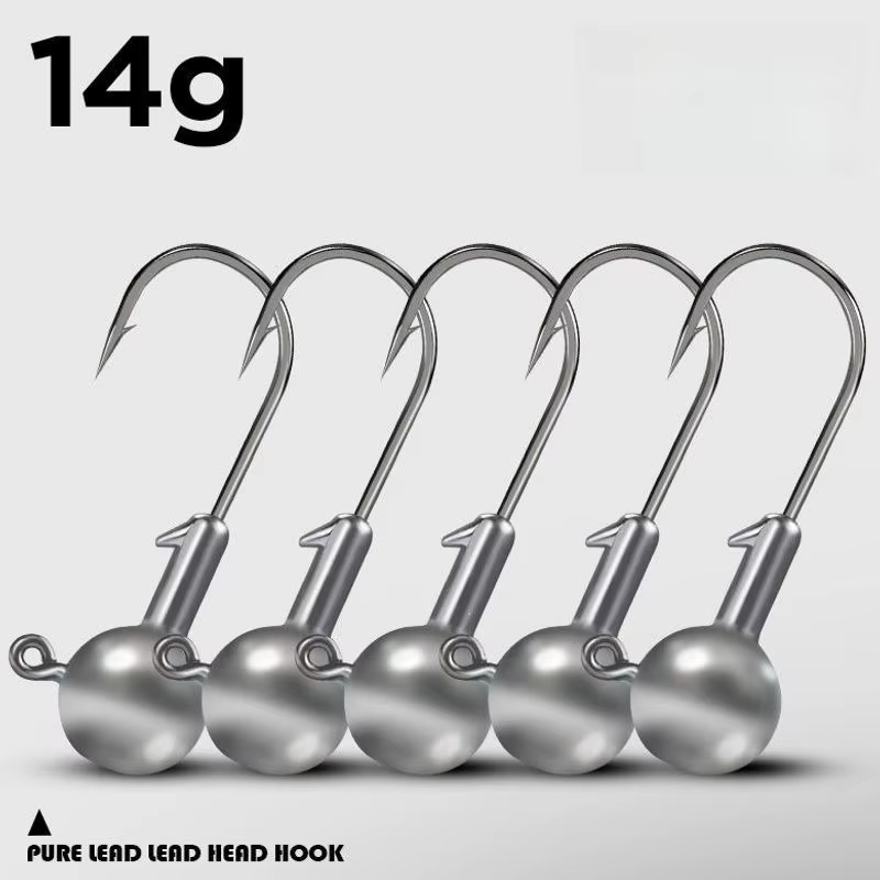 Anzuelos Jig Head con Púas – Acero alto carbono para señuelos blandos - imagen 4