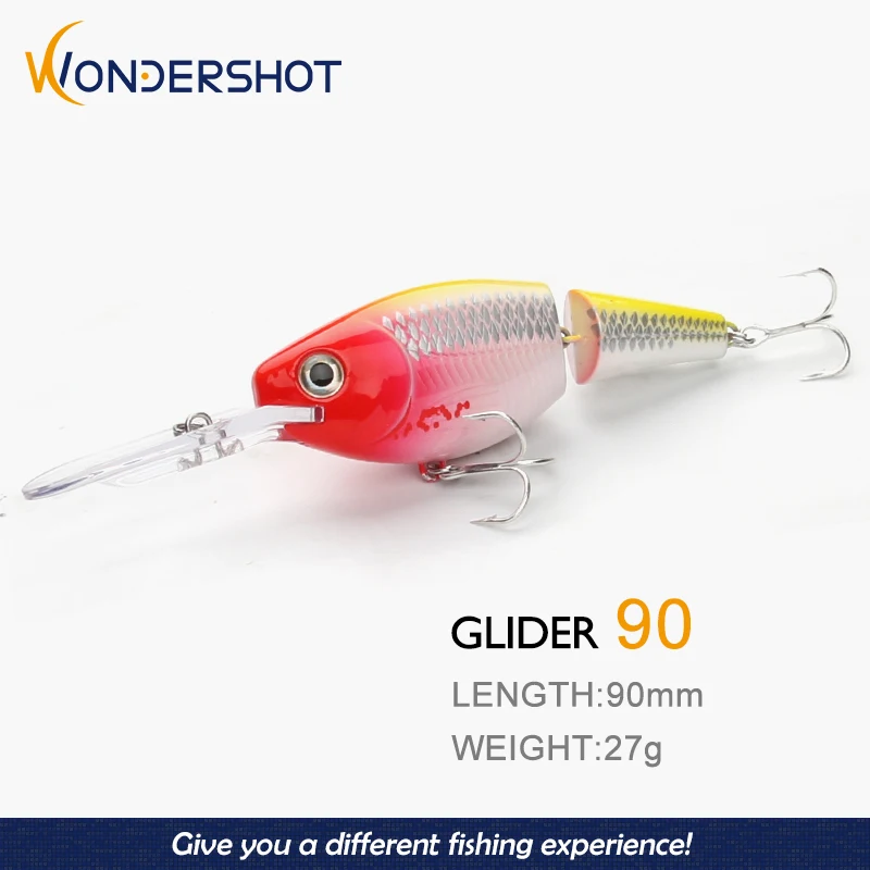 Wondershot A24 Wobbler Suspendido 90mm para pesca en mar