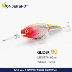 Wondershot A24 Wobbler Suspendido 90mm para pesca en mar