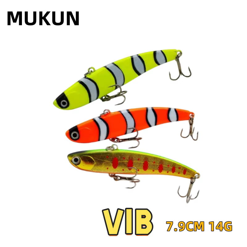 Señuelo VIB 6cm para invierno – Ojos 3D y ala estabilizadora - imagen 4
