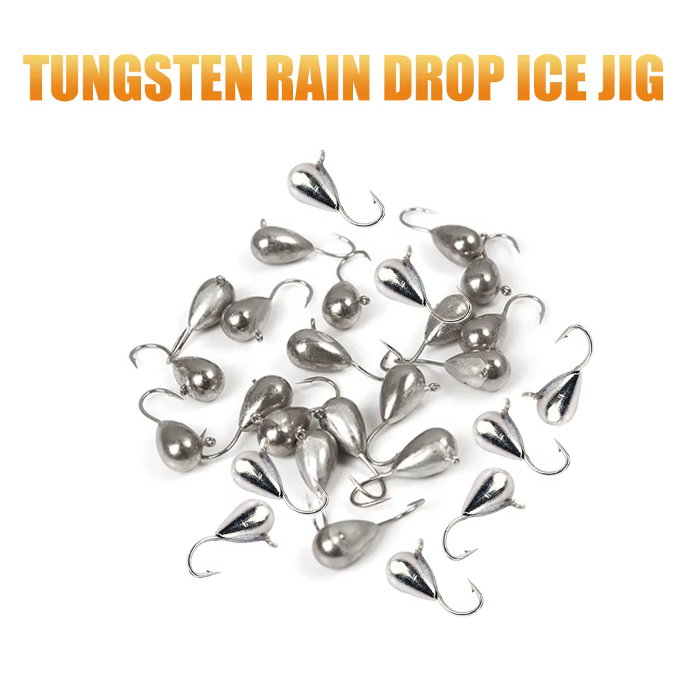 Plantilla tungsteno anzuelo japonés para pesca en hielo