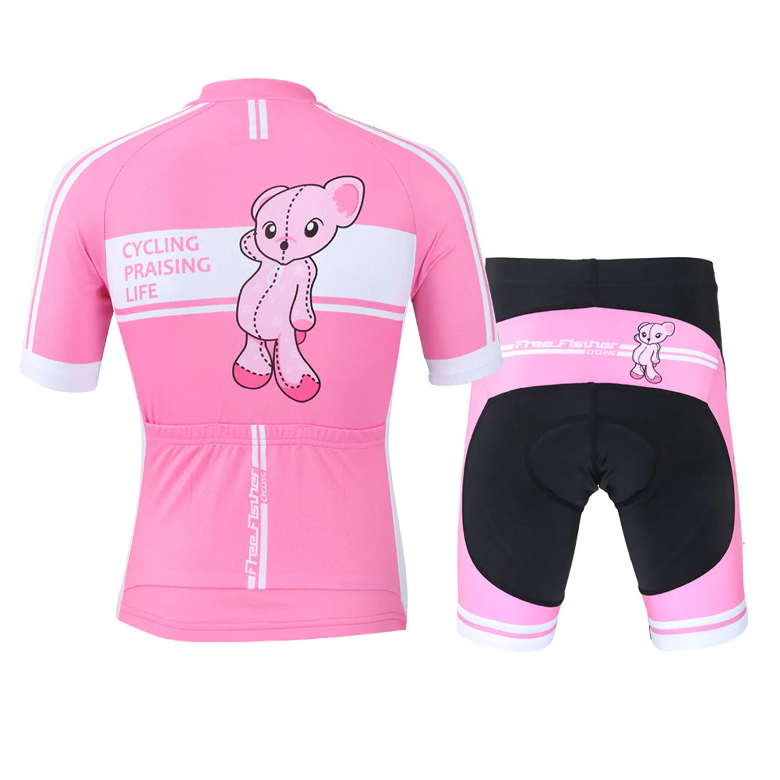 Conjunto de ciclismo infantil de secado rápido para bici de verano - imagen 4