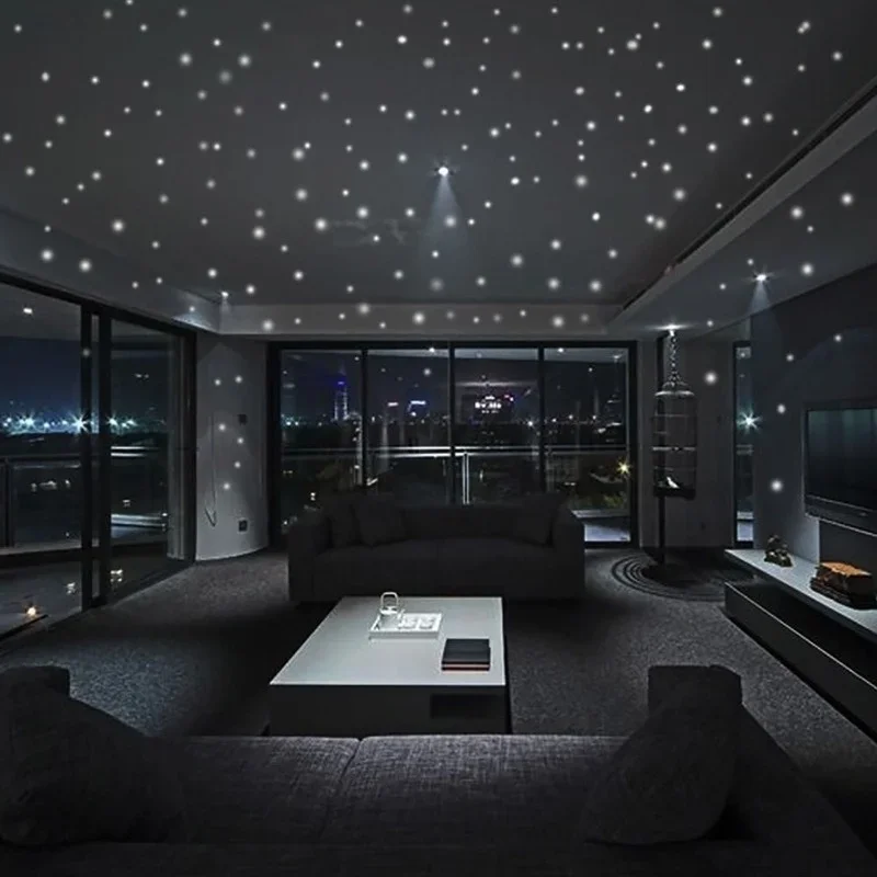 Decoración para pared con efecto noche estrellada