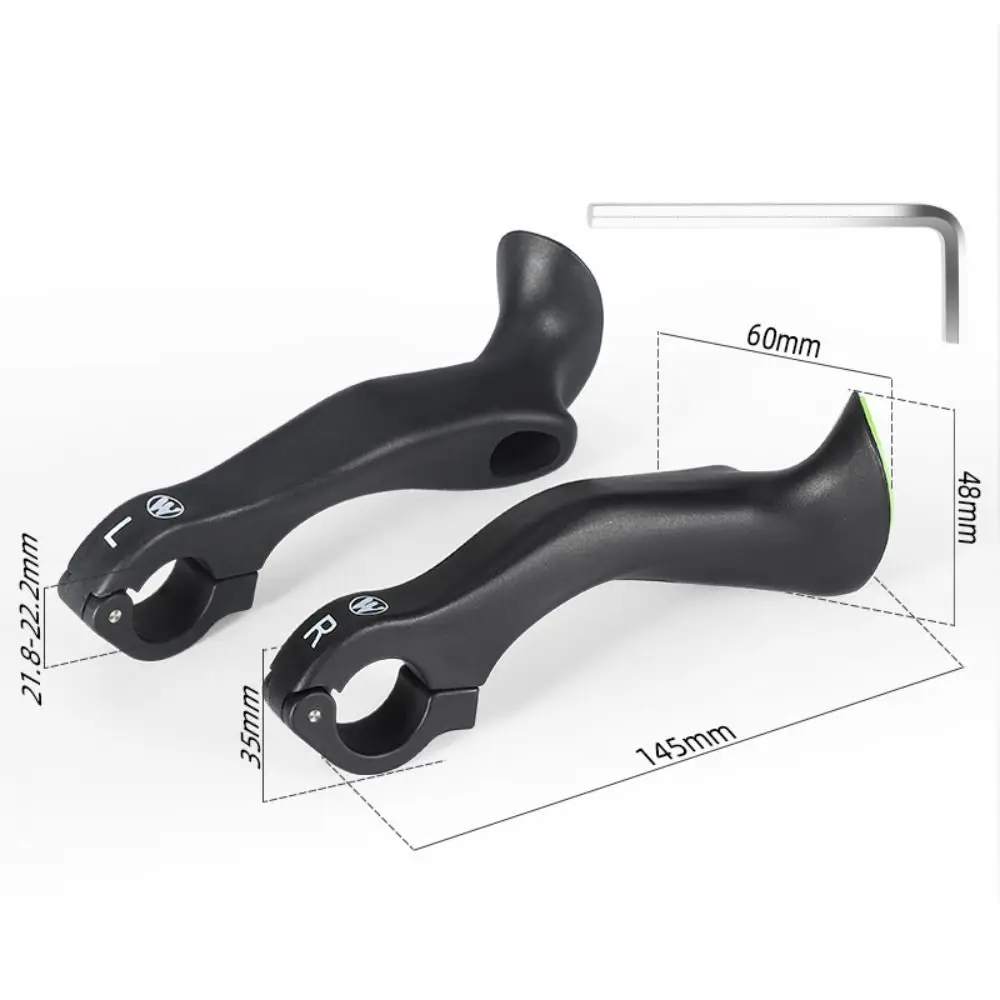 Manillar de bicicleta de nailon antideslizante negro – Cuerno de vaca - imagen 5